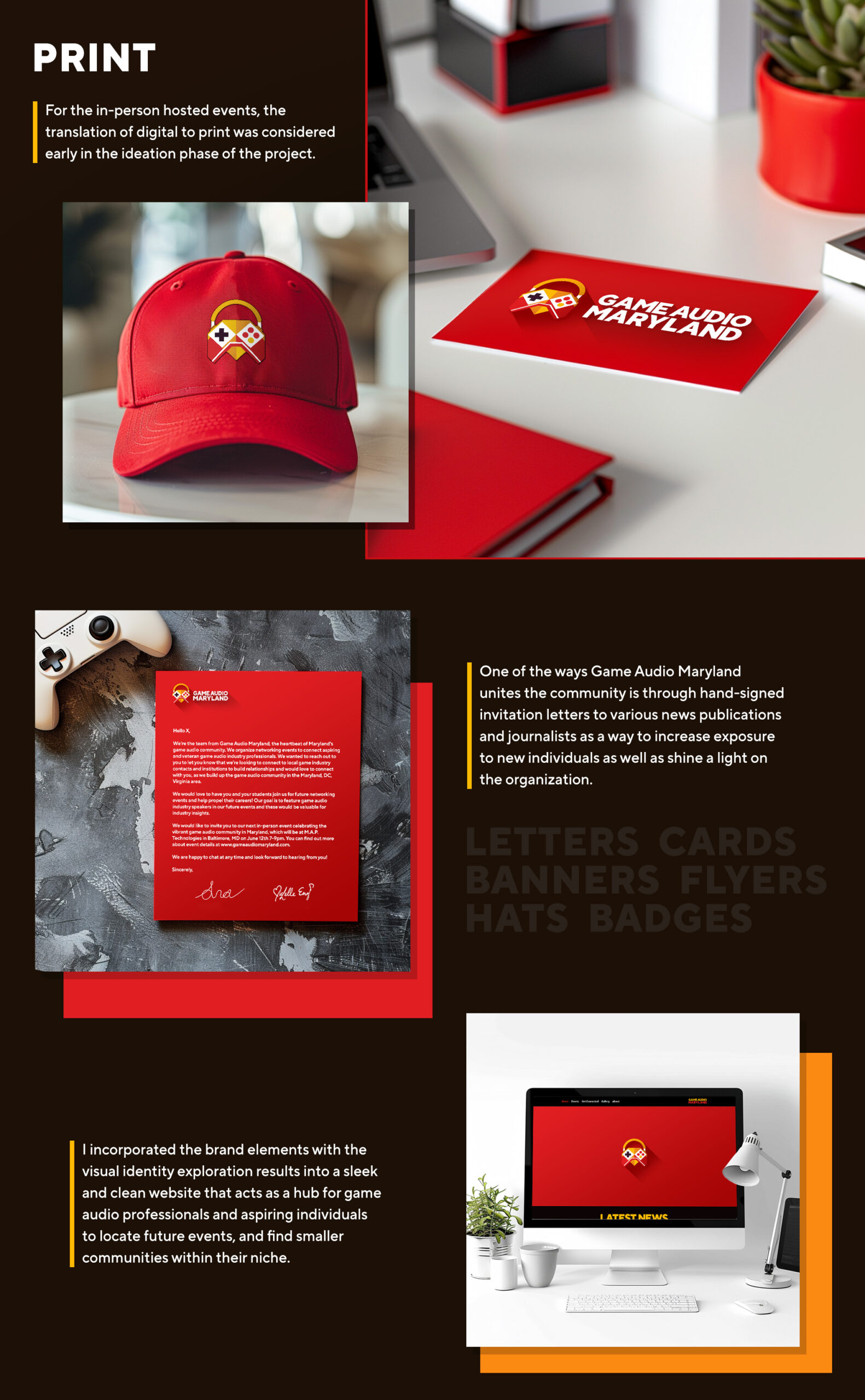 Game Audio Maryland - Marketing Materials