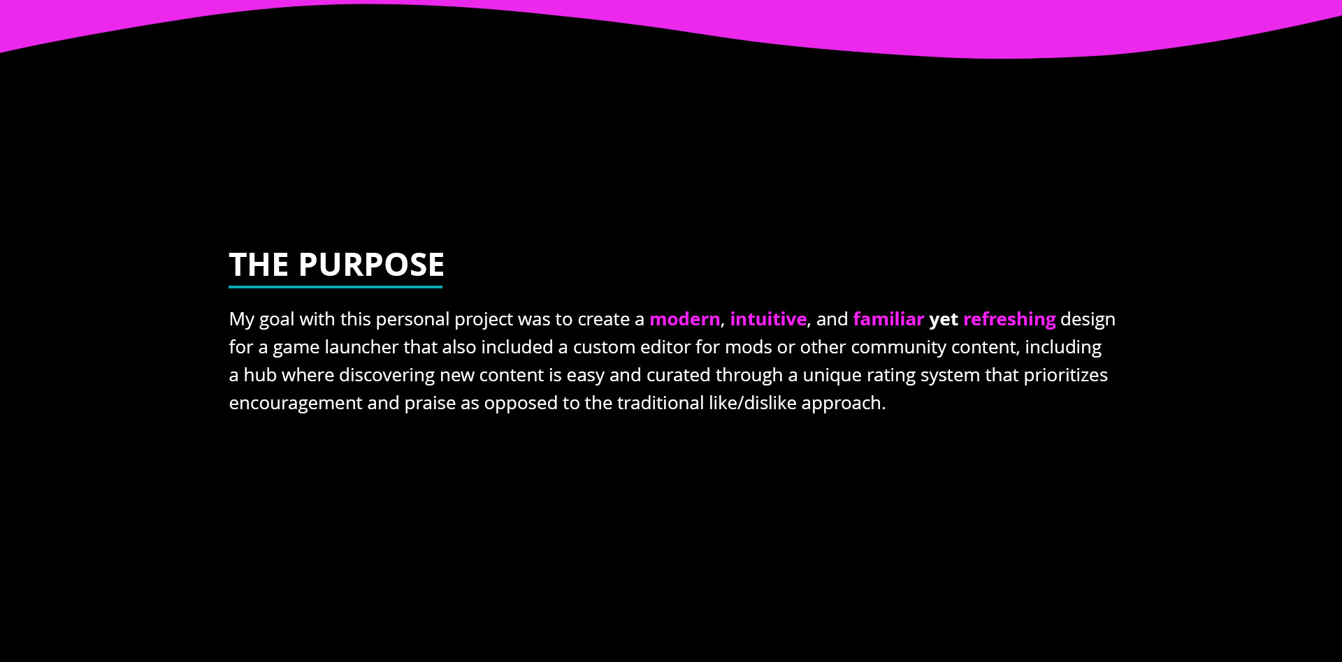 Game Launcher - Purpose