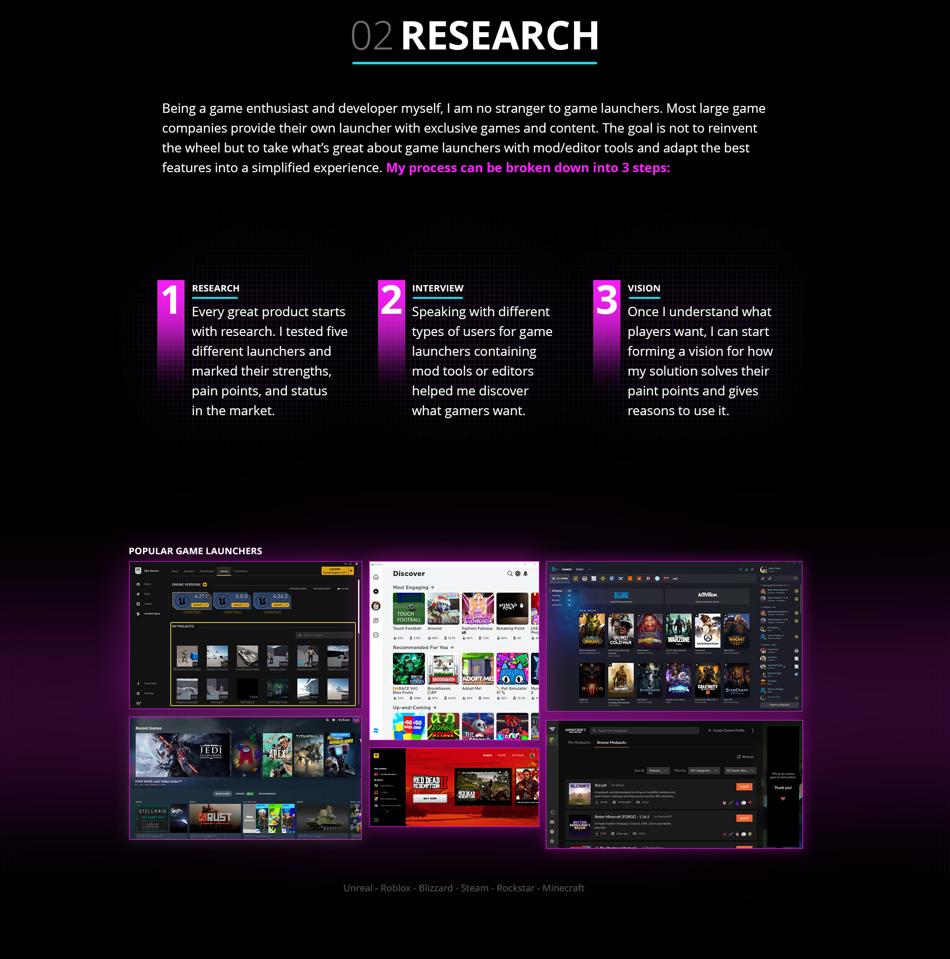 Game Launcher - Research