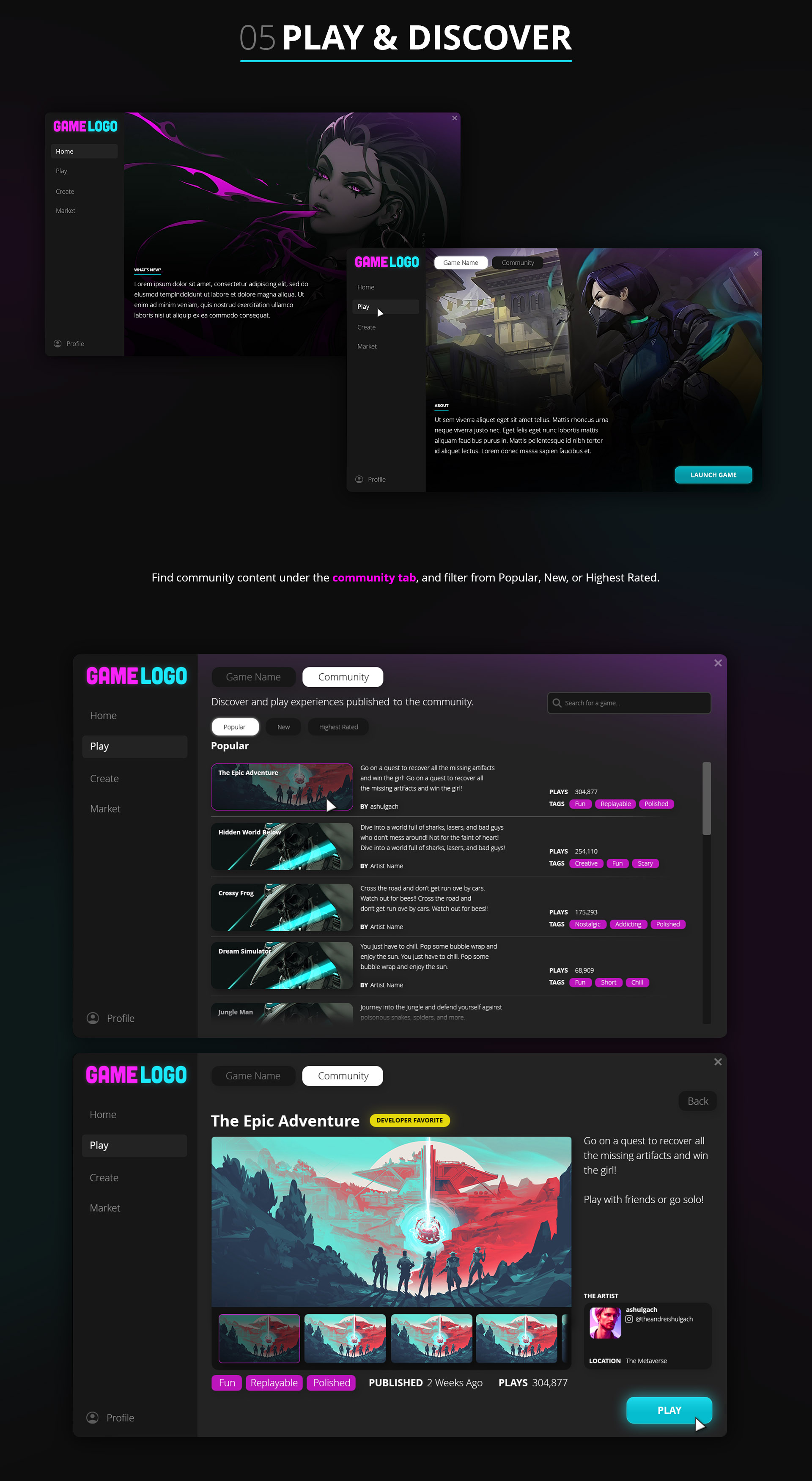 Game Launcher - Play & Discover