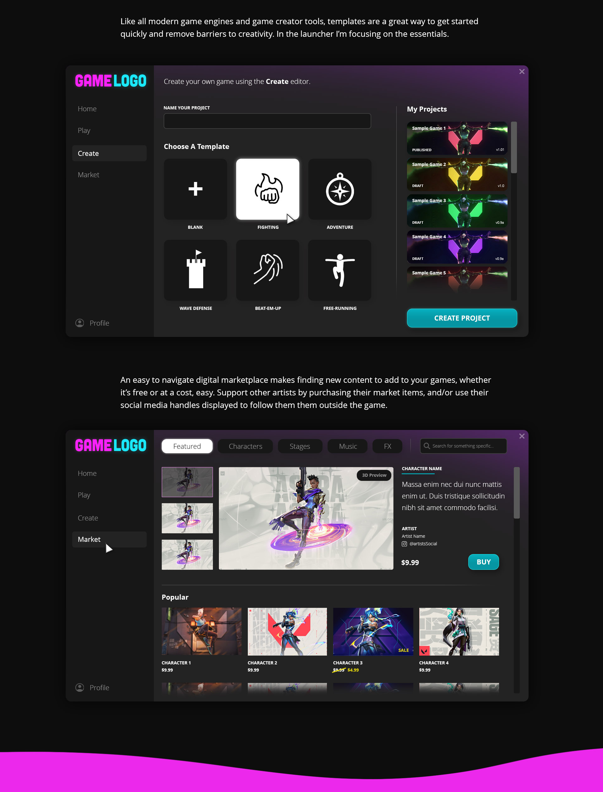 Game Launcher - Outro