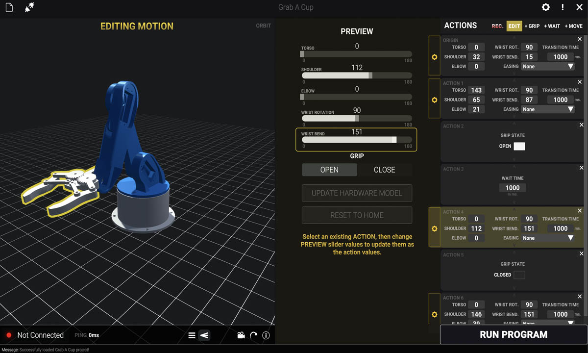 Robotic Arm Controller