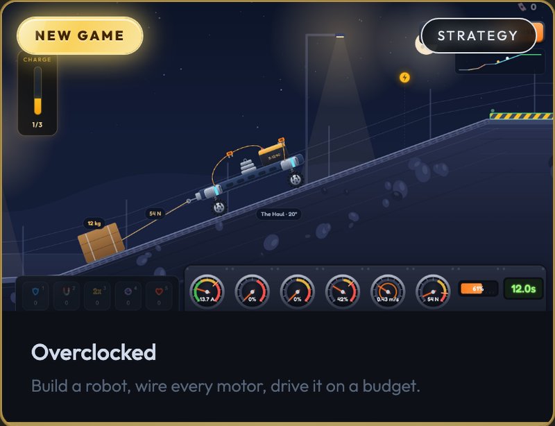 Overclocked, a new game